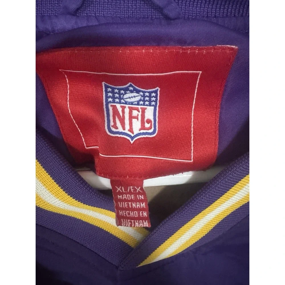 Vintage Minnesota Vikings Jacket Mens XL NFL Football Starter Pullover 90s‎